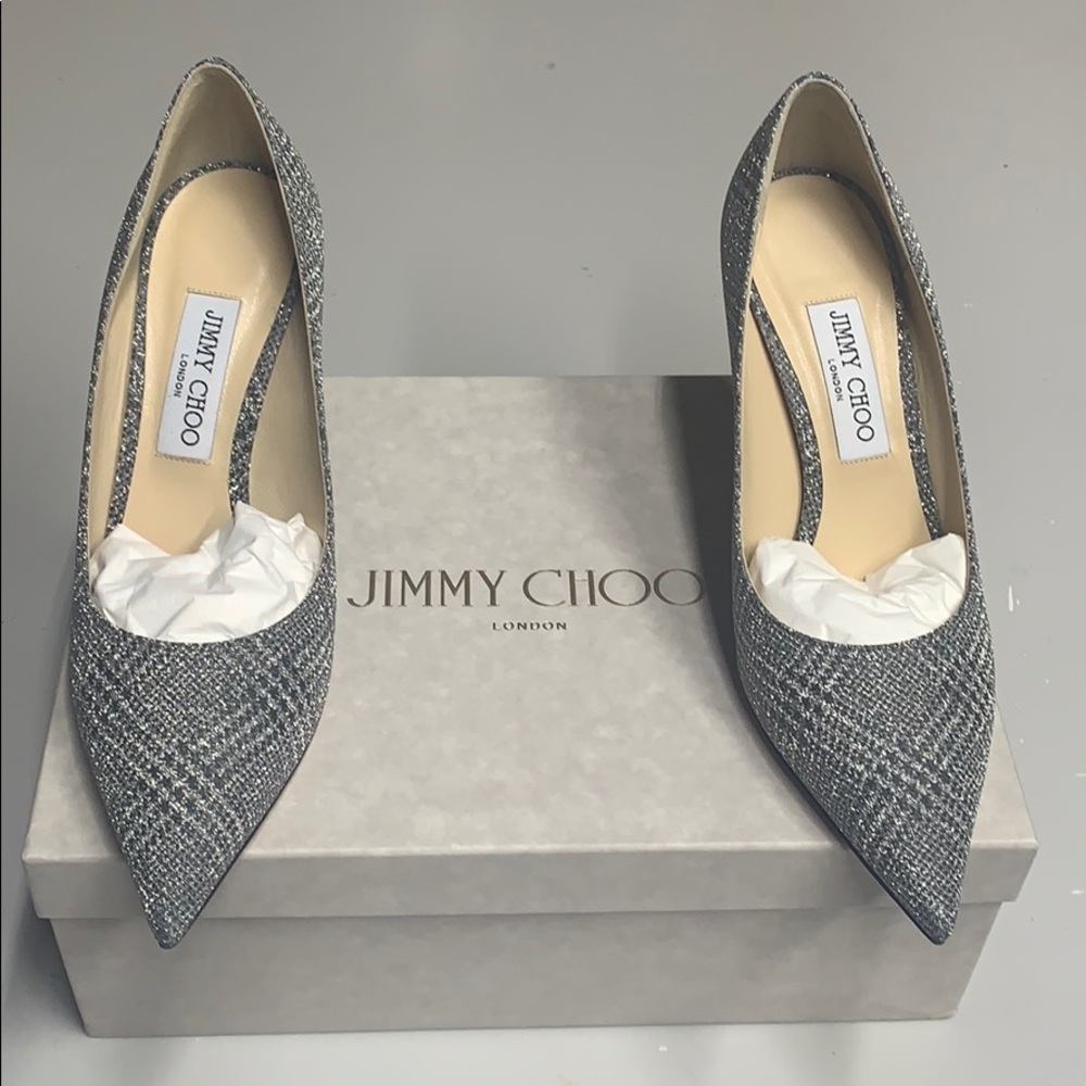 NIB Jimmy Choo 85 Prince of Star pumps.